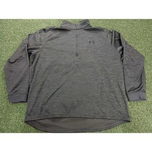 Under Armour Coldgear Athletic Sweatshirt Mens XL Gray Loose Fit Fleece Lined